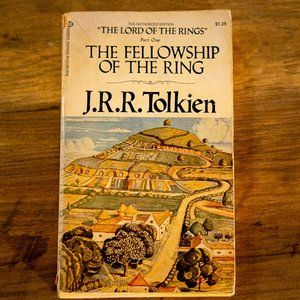 VINTAGE THE LORD OF THE RINGS The Fellowship Of The Ring By J.R.R. Tolkien